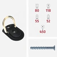 ABUS Wand- und Bodenanker WBA 60 - zum Anschließen von Fahrrädern - Befestigungsanker aus Spezialstahl - ABUS-Sicherheitslevel 10 – Ansicht 3