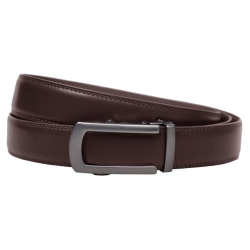 Image of WildHorn Men's Genuine Leather Ratchet Belt for Men| Premium Auto-Lock Buckle | Adjustable up to 48 inch | Formal & Casual Wear | Micro-Adjust Fit | Stylish Gift Box Included