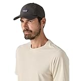 Patagonia Gorra Negra Terrebonne Lightweight Hat Black con Acabado Repelente al Agua