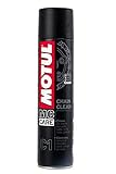 limpiador cadena moto lidl MOTUL Chain Clean limpia todo tipo de cadenas de motocicletas (carretera y montaña) y también la de otros tipos de vehículos. Elimina todo depósito incrustado: polvo, barro, arena, tierra, aceite...Libre de cloro con una fórmula que elimina la grasa más extrema es perfectamente apropiado para cadenas del tipo O-ring, X-ring, Z-ring. Se evapora rápidamente.