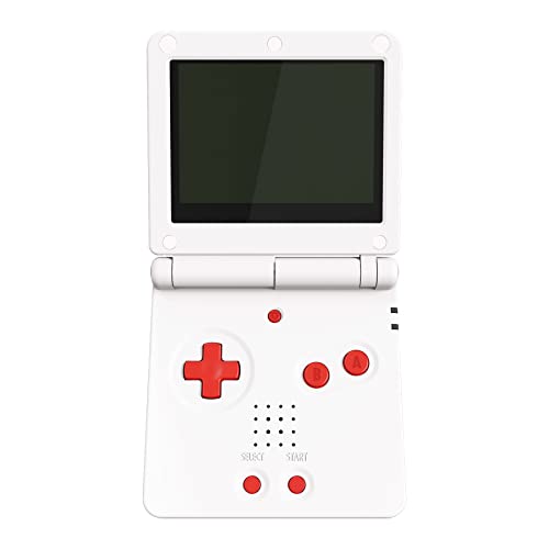 Image of eXtremeRate Classic Red Custom Full Set Buttons for Gameboy Advance SP, Replacement A B L R Button Power On Off Volume Button D-pad Key for GBA SP Console - Console NOT Included