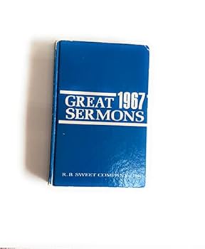 Hardcover Great Sermons 1967 Book
