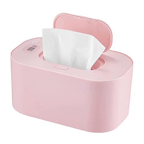 Calentador De Toallitas Para Bebés Usb, Dispensador De Toallitas Húmedas Para Bebés, Calentador De Pañales Portátiles De Gran Capacidad Para Viajar En Casa Rosa, Accesorios De Vehículos