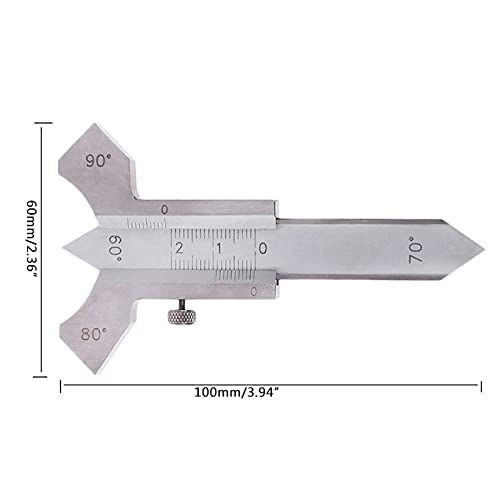Calibrador mecánico de soldadura 0-20 mm con ángulos miniatura 3