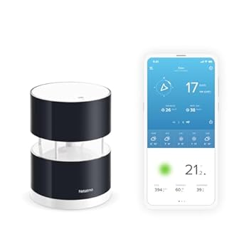 Netatmo NWA01-WW Anemómetro para Estación Meteorológica: Accesorio de la Estación Meteorológica Netatmo (no incluida Consulta la velocidad y la dirección del viento en tiempo real en tu smartphone Consulta tu historial para conocer la evolución del viento Recibe una alerta en tu smartphone cuando aumente l...
