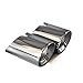 Produktbild GXSC Für B&MW F20 F21 F22 F23 F30 F31 Für M135 M235i M240i Für 335i 340i 435i 440i 2 Teile Auto Edelstahl Auspuffblenden Auspuffrohr Schwanz Kehle (Farbe : Silber)