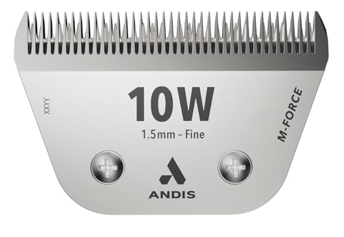 Andis 563653 10W ultraEDGE M-Force Replacement Wide Blade Professional Groomers Magnetic Blade Tension Dog and Pet Grooming Steel