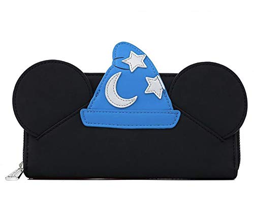 Loungefly Disney Sorcerer Mickey Mouse Cosplay Faux Leather Wallet