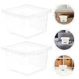 VICASKY 10 boîtes transparentes 7 x 7 x 4,5 cm pour reptiles photo 6