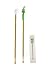 Ear Cleaning Removal Value Kit - 1X Silver Plated Ear Wax Pick + 2X Handmade Bamboo Ear Wax Picks, Set of 3