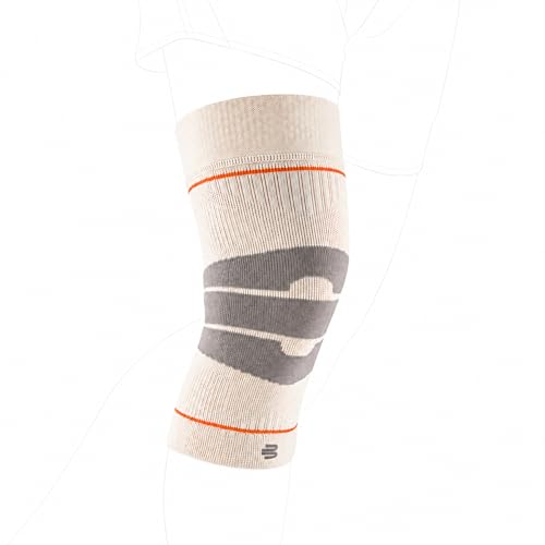Bandage de randonnée Bauerfeind pour protéger les genoux sensibles en montagne
