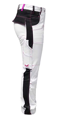 strongAnt Damen Arbeitshose komplett Stretch für Frauen Bundhose mit Kniepolstertaschen – Bild 3