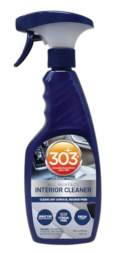 303 Products Interior Cleaner - Easily Cleans Any Surface, Residue Free - Great for Use on Touch Screens, Including LCD - Cleans Glass Streak Free, 16 fl. oz. (30588)