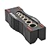 Milescraft 1312 Drill Block - Handheld Drilling Guide, Drilling Jig with Drill Guides for 6 of the Most Common Imperial Drill Bit Sizes, Precision Drilling Tool Accessory