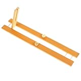 LOPUNER Soporte de Bambú para Japoneses y Chinos Base Resistente para Exhibición de Escritorio Soporte Decorativo Portátil