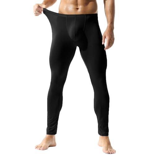 Men's Breathable Sleep Pants Soft Sleepwear Loose Lightweight Bottoms Pajamas3