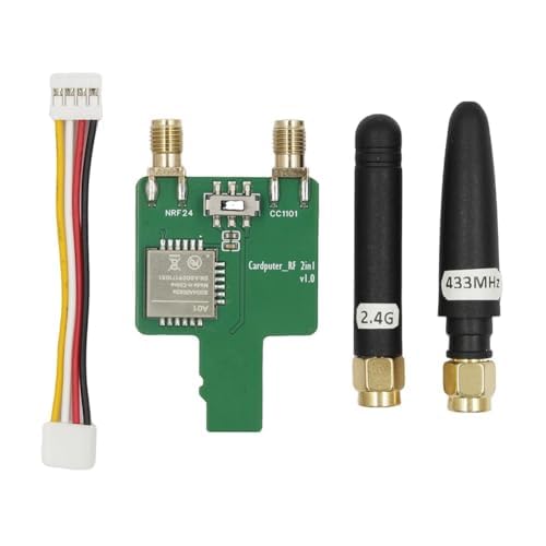CC1101 Module RF 2 en 1 433 MHz pour carte M5Stack Cardputer, pour Bruce Firmware, intégration de l'interface Grove, avec antennes et câble de connexion