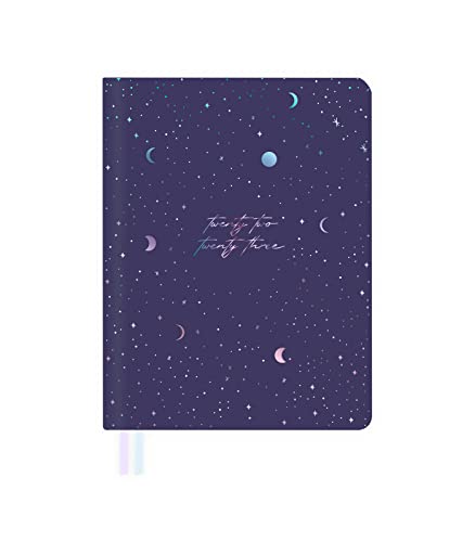 Agenda Académica 22-23 - Stella - Día Página - Tamaño A5 - 15 x 20 cm - Encuadernación flexible - Idioma: Español - Inglés - Incluye pegatinas y dos cintas de registro - Takenote Agendas