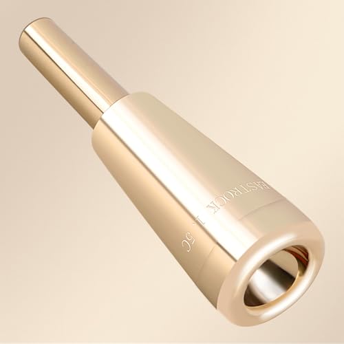 image for EASTROCK Trumpet Mouthpiece1.5C Trumpet Mouthpiece Brass Heavy Bullet 