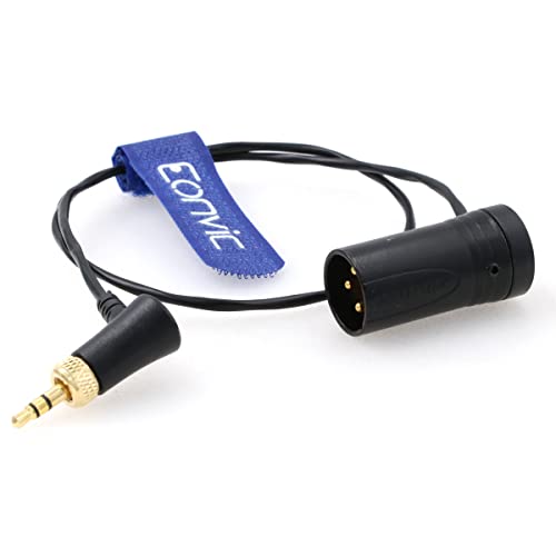 Cable de audio XLR a Jack 3.5mm ángulo recto 45 cm miniatura 1
