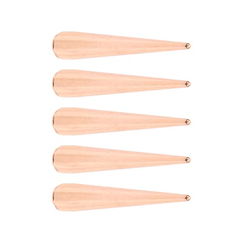 Punk Cone Spikes Studs, Punk Cone Spikes 10x55mm 5 Peças Ouro Rosa Estilo Punk para Coleiras de Cach