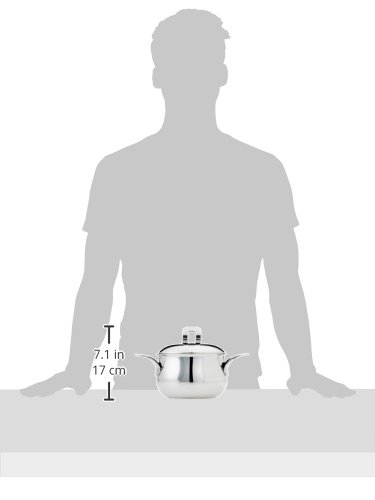 Excelsteel Made In Italy 2 Qt Stainless Stockpot W/Sandwiched Base #TOP6