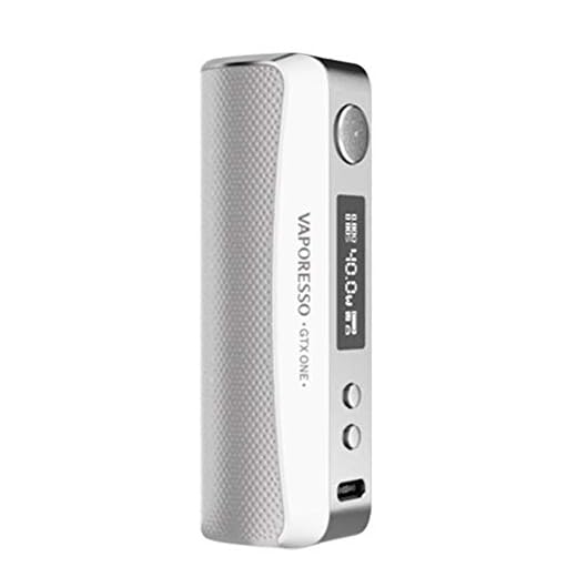 Original Vaporesso GTX One Box Mod 40W VW (Silver), with 2000mAh Battery 2A Type C Charging, Electronic Cigarette Model Device, No Nicotine