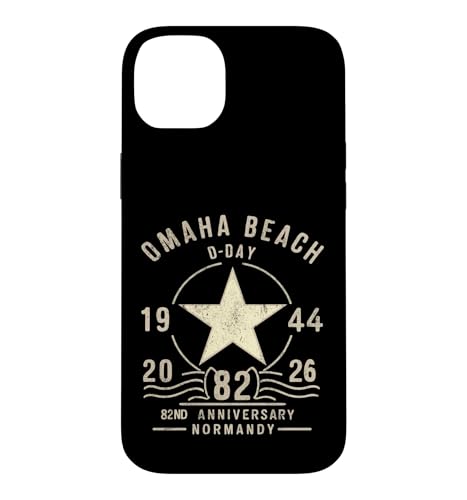D-day 2026 82nd Anniversary Normandy D-Day Omaha Beach 1944 �X�}�z�P�[�X iPhone 14 Plus �p