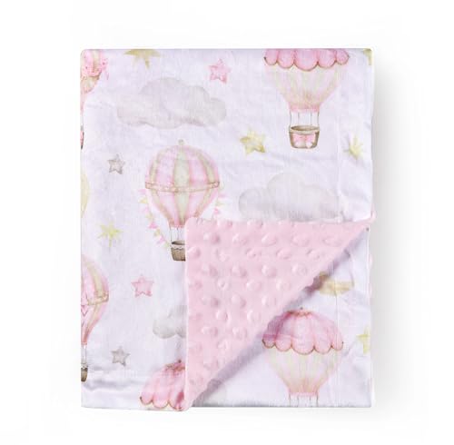 Image of Baby Blanket, Soft Minky Warm Blanket for Boy or Girl, Receiving Blanket with Double Layer Dotted Backing for Newborns Nursery Stroller Toddlers Crib Bedding (30 x 40 Inch) Sunflower