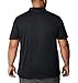 Columbia Mens Utilizer Short Sleeve Polo, Black, Small