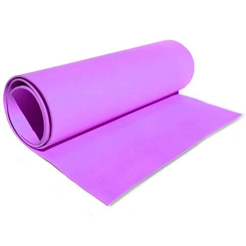 Tapete Yoga E Exercícios Eva 100 Cm X 50 Cm Roxo