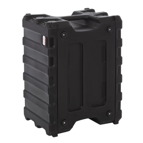 Gator Cases Pro Series Rotationsgeformtes 6U Rack-Gehäuse mit Flacher 13-Tiefe; (G-PRO-6U-13), Schwarz