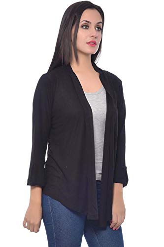 Image of Frenchtrendz Womens's Viscose Crepe Shrug(Size: XS-4XL)