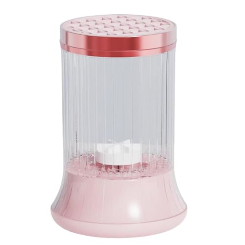 Dispositivo De Lavado De Cepillos Cosméticos - Máquina De Limpieza De Aplicador De Belleza Recargable, Herramienta De Limpieza Y Secado Automatizada | Equipo De Secado Versátil, Herramienta Rotat