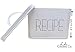 Farmhouse Recipe Tin Box | Decorative Tin Box, Recipe Card Holder, Storage Box for Kitchen Recipes Cards.