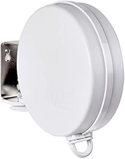 Household Essentials R-400 Single Line Retractable Clothesline | 40 Feet for Hanging Laundry, White