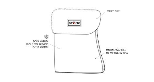 Stonz Bootie Liners Insert - Cold Weather Fleece Shoe Inserts For Baby/Infant/Toddler Fall & Winter Booties - Cozy, Lightweight Inserts With Extra-Protection #TOP3