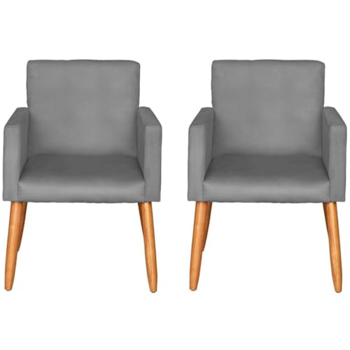 Melhor Poltrona: As Melhores Poltronas Para Sala em 2025 4 Kit 2 Poltronas Cadeira Decorativa para Sala de estar Cadeiras para Recepção...