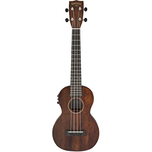 Gretsch G9110-L Concert Long-Neck Acoustic Electric Ukulele - Vintage Mahogany Stain #TOP21