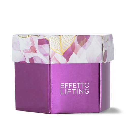 Bottega Verde - Cofanetto Regalo Effetto Lifting, con Crema Viso Antietà 50 ml, Acido Ialuronico e Fior di Loto, Lifting Immediato e Luminosità per Pelli Normali o Secche, Idea Regalo