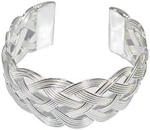 Handmade Design Silver Plated Cuff Bracelet Fashion Jewellery