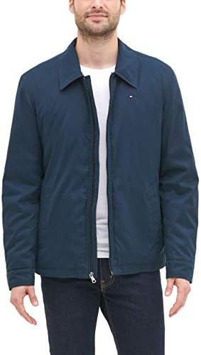 Tommy Hilfiger Men's Lightweight Microtwill Golf Jacket, Navy, M - 5