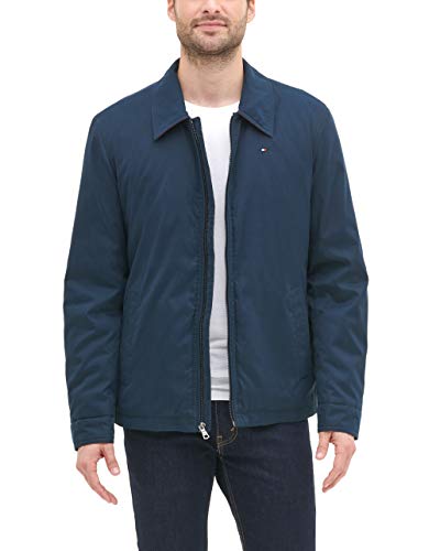 Image of Tommy Hilfiger Men's Lightweight Zip-up Microtwill Golf Jacket (Standard and Big & Tall Sizes)