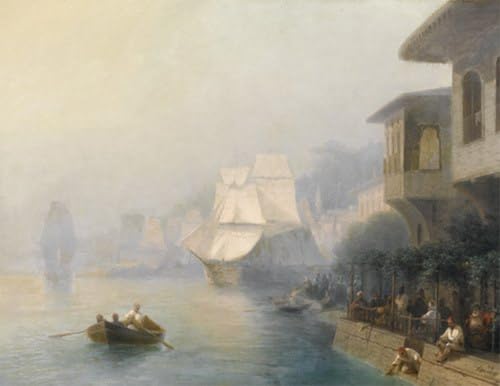 Vue du Bosphore par Ayvazovsky : une toile murale unique pour votre grand salon