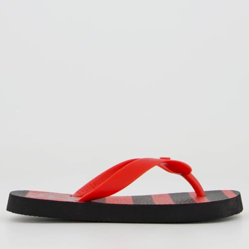 Chinelo Flamengo Manto I 2024 Infantil Vermelho e Preto 25-26