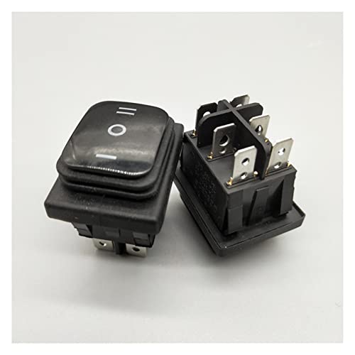 Interrupteur à bascule 220V noir KCD4 pour rénover vos appareils et machines