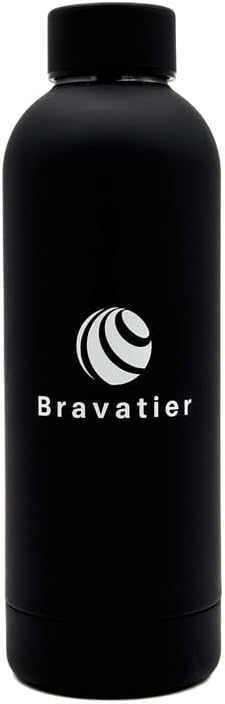 Stainless Steel Water Bottle, 500ml/17oz, Double Wall, Vacuum Insulated for Hot & Cold Drinks, Premium UV Print, Sports, Office, Outdoor, and Travel