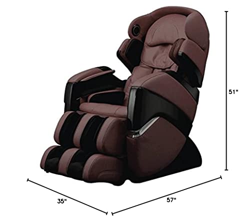 Osaki Os-3D Pro Cyber Zero Gravity Heated Massage Chair, Brown #TOP1