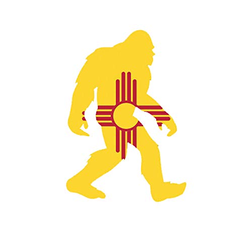 Ew Designs New Mexico Bigfoot Sticker Decal Vinyl Nm Big Foot Sasquatch Yeti Bumper Sticker Vinyl Sticker Car Truck Decal 5" #TOP8