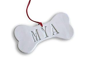 Paw-fect Christmas Keepsake: Personalized Dog Bone Ornament to Capture the Festive Spirit